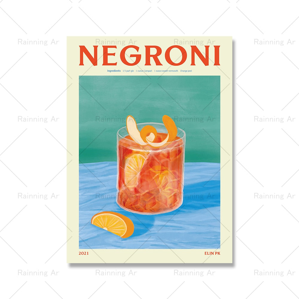 Vintage Drink Prints